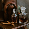 Fles geslepen glas - whiskey